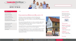 Desktop Screenshot of familienzentrum-mw.de