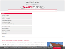 Tablet Screenshot of familienzentrum-mw.de